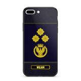 Personalized Italian Police Rank Phonecase 22NOV-HQ12