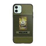 Personalized Canadian Veterans/Soldier Phone Case Printed QTHQ1811