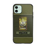 Personalized Canadian Veterans/Soldier Phone Case Printed QTHQ1811