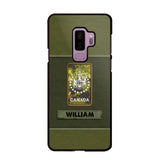 Personalized Canadian Veterans/Soldier Phone Case Printed QTHQ1811