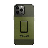 Personalized Australian Solider/ Veteran Camo Rank 3D Printed Phonecase QTHQ2111