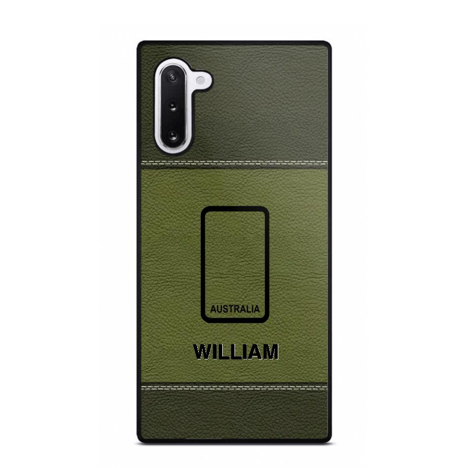 Personalized Australian Solider/ Veteran Camo Rank 3D Printed Phonecase QTHQ2111