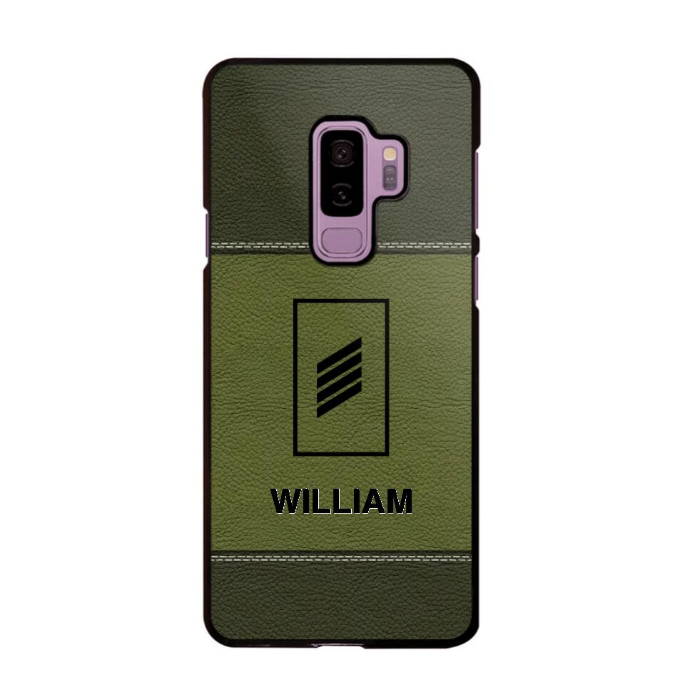 Personalized German Solider/ Veteran Camo Rank 3D Printed Phonecase QTHQ2111