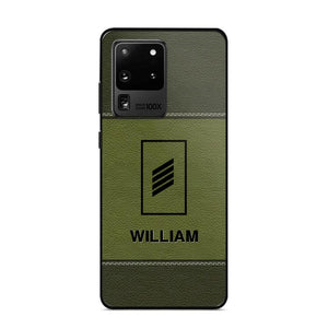 Personalized German Solider/ Veteran Camo Rank 3D Printed Phonecase QTHQ2111