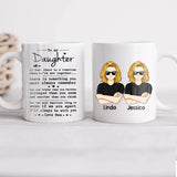 Personalized To My Daughter Gifts From Mom Printed Mug QTHY2311