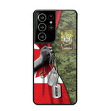 Personalized Canadian Solider/ Veteran Camo Rank 3D Printed Phonecase 22NOV-DY25