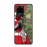 Personalized Canadian Solider/ Veteran Camo Rank 3D Printed Phonecase 22NOV-DY25