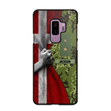 Personalized Danish Solider/Veteran Rank Camo Phonecase 3D Printed 22DEC-HY07