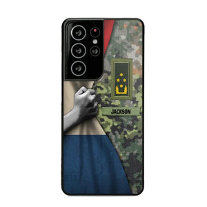 Personalized Netherlands Solider/Veteran Rank Camo Phonecase 3D Printed 22DEC-HY07