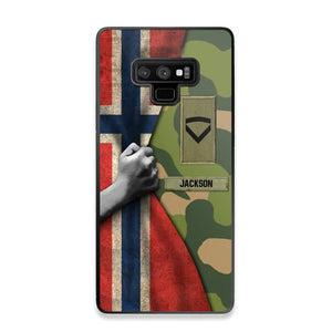 Personalized Norwegian Solider/Veteran Rank Camo Phonecase 3D Printed 22DEC-HY07