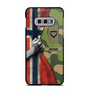 Personalized Norwegian Solider/Veteran Rank Camo Phonecase 3D Printed 22DEC-HY07