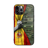 Personalized Spanish Solider/Veteran Rank Camo Phonecase 3D Printed 22DEC-HY07