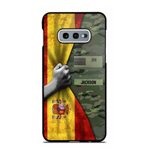 Personalized Spanish Solider/Veteran Rank Camo Phonecase 3D Printed 22DEC-HY07