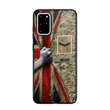 Personalized UK Solider/Veteran Rank Camo Phonecase 3D Printed 22DEC-HY07