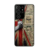 Personalized UK Solider/Veteran Rank Camo Phonecase 3D Printed 22DEC-HY07