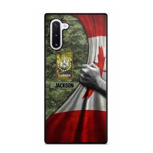 Personalized Canadian Solider/Veteran Rank Camo Flag Phonecase 3D Printed 22DEC-DT08