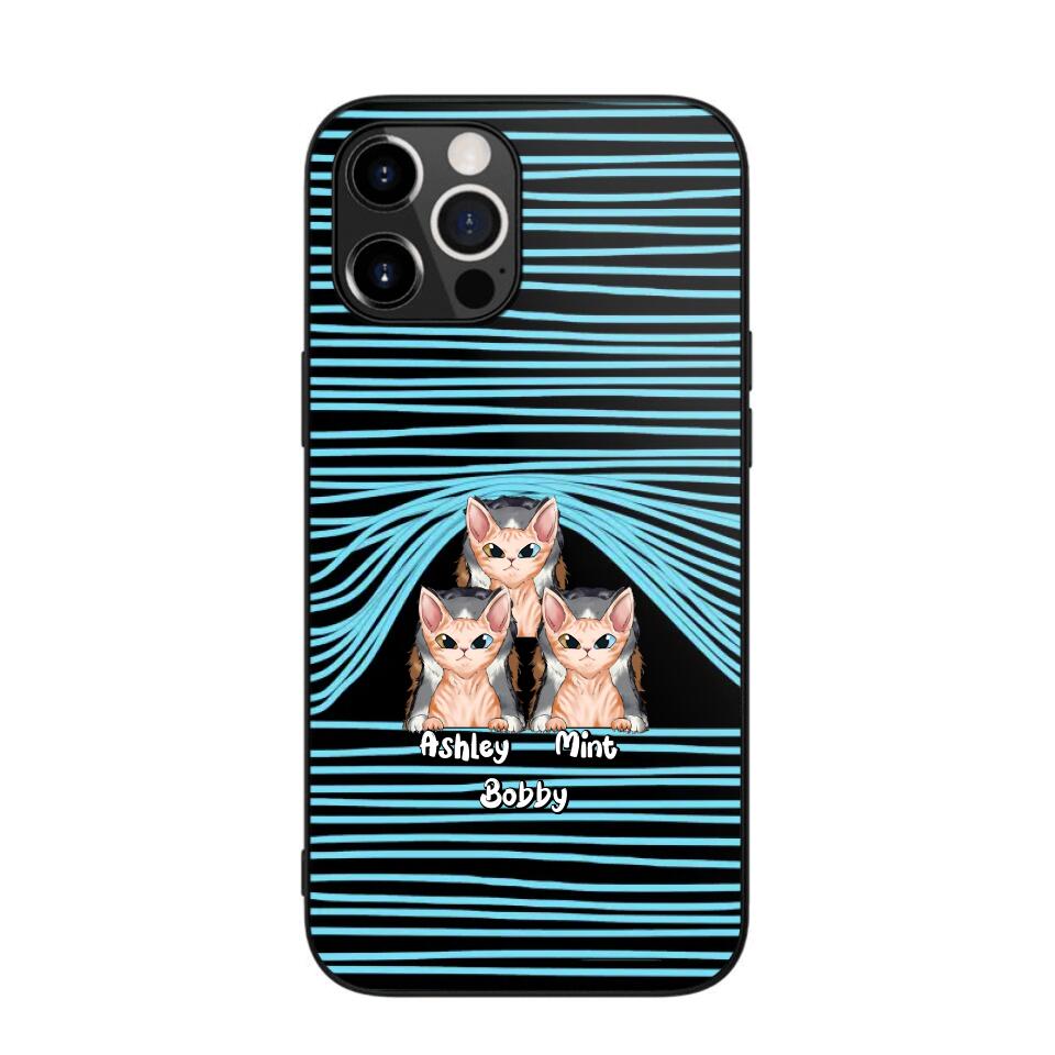 Personalized Cat Lovers Phonecase 3D Printed PNDT1212