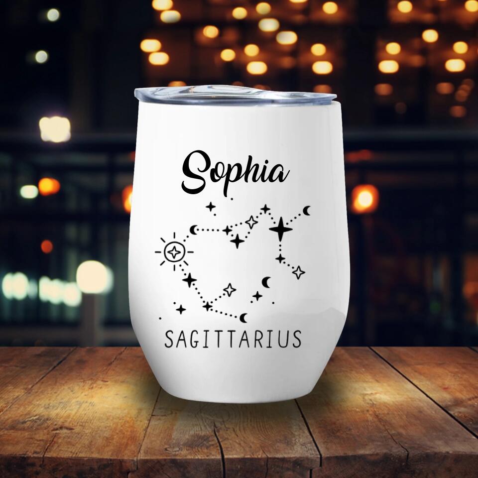 Personalized Zodiac
Wine Tumbler Printed PNHY1212