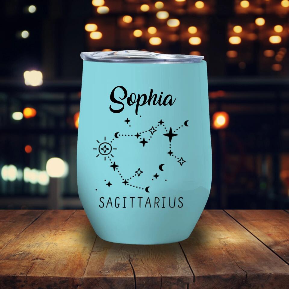 Personalized Zodiac
Wine Tumbler Printed PNHY1212