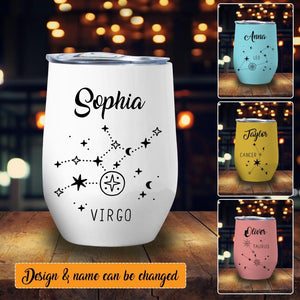 Personalized Zodiac
Wine Tumbler Printed PNHY1212