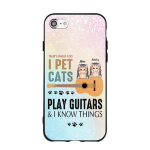 Personalized That's What I Do I Pet Cats And Play Guitars Phonecase 3D Printed PNHY1312