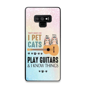 Personalized That's What I Do I Pet Cats And Play Guitars Phonecase 3D Printed PNHY1312