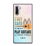 Personalized That's What I Do I Pet Cats And Play Guitars Phonecase 3D Printed PNHY1312