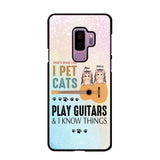 Personalized That's What I Do I Pet Cats And Play Guitars Phonecase 3D Printed PNHY1312