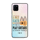 Personalized That's What I Do I Pet Cats And Play Guitars Phonecase 3D Printed PNHY1312