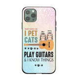 Personalized That's What I Do I Pet Cats And Play Guitars Phonecase 3D Printed PNHY1312