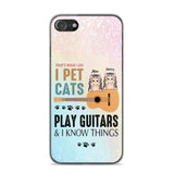 Personalized That's What I Do I Pet Cats And Play Guitars Phonecase 3D Printed PNHY1312