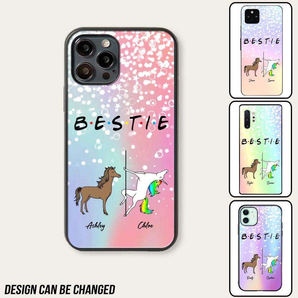 Personalized Bestie Unicorn Phonecase 3D Printed PNDT1312