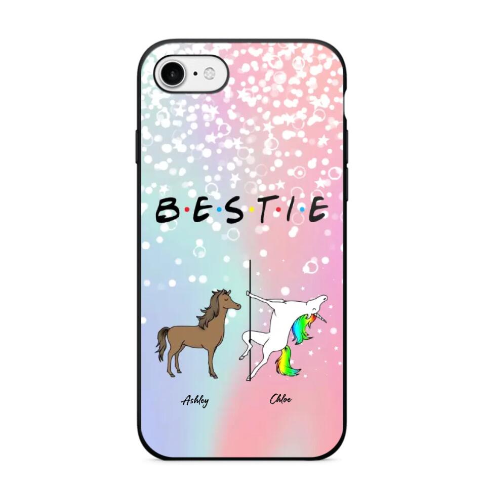 Personalized Bestie Unicorn Phonecase 3D Printed PNDT1312