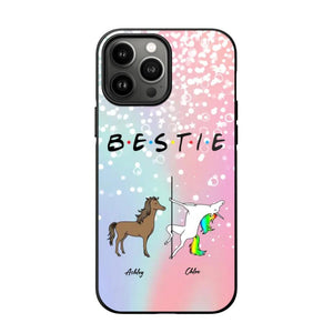 Personalized Bestie Unicorn Phonecase 3D Printed PNDT1312