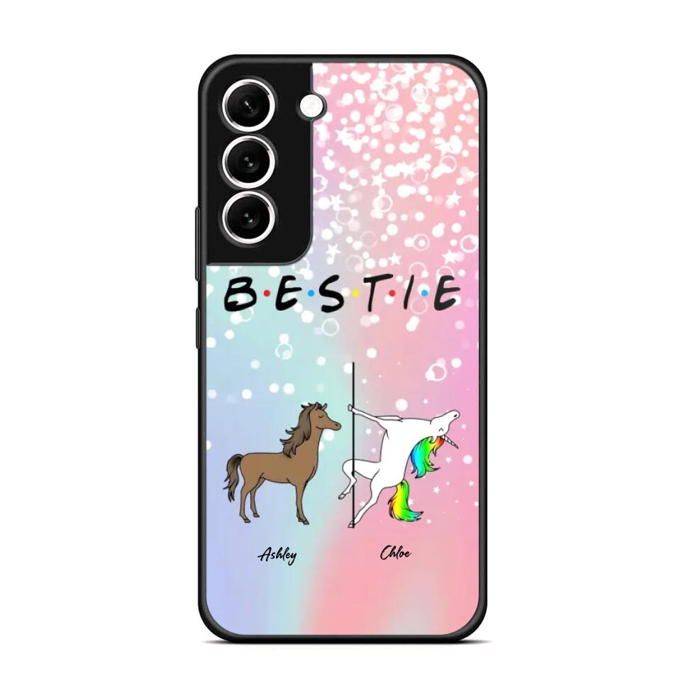 Personalized Bestie Unicorn Phonecase 3D Printed PNDT1312