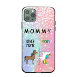 Personalized Mommy Unicorn Phonecase 3D Printed PNDT1312