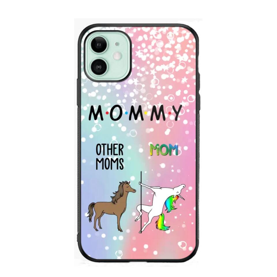 Personalized Mommy Unicorn Phonecase 3D Printed PNDT1312