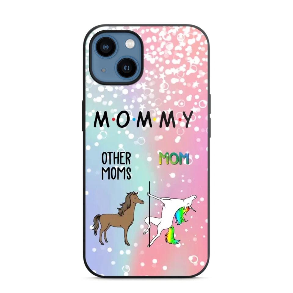 Personalized Mommy Unicorn Phonecase 3D Printed PNDT1312