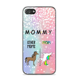 Personalized Mommy Unicorn Phonecase 3D Printed PNDT1312