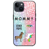 Personalized Mommy Unicorn Phonecase 3D Printed PNDT1312