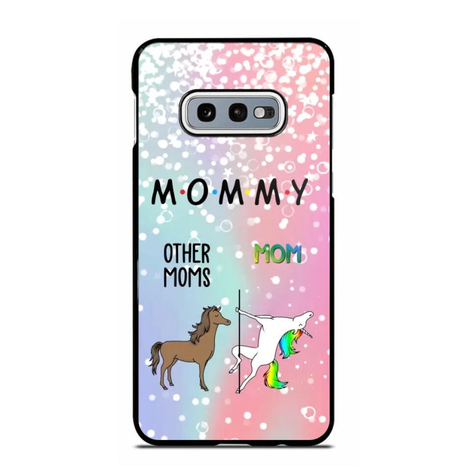 Personalized Mommy Unicorn Phonecase 3D Printed PNDT1312