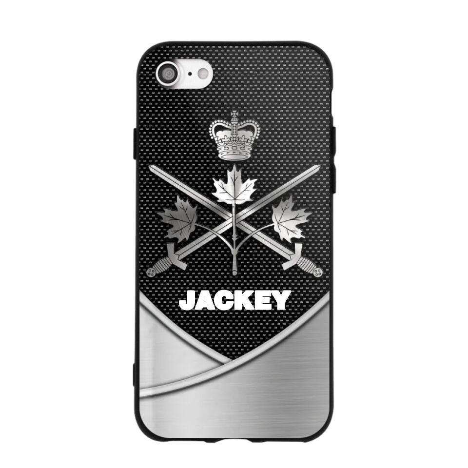 Personalized Canadian Solider/ Veteran Phonecase 3D Printed 22DEC-HQ13