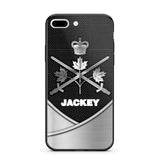 Personalized Canadian Solider/ Veteran Phonecase 3D Printed 22DEC-HQ13