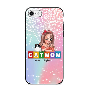 Personalized Cat Mom Phonecase 3D Printed PNHQ1512