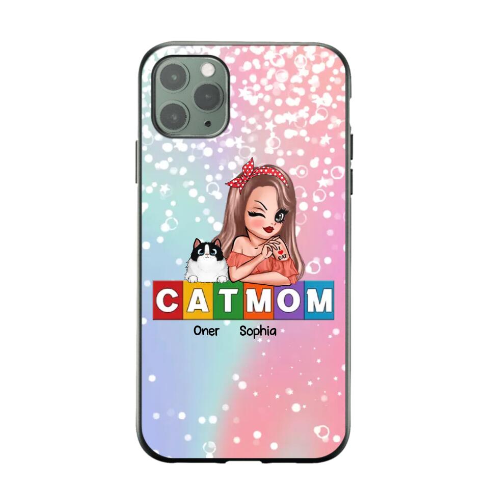 Personalized Cat Mom Phonecase 3D Printed PNHQ1512