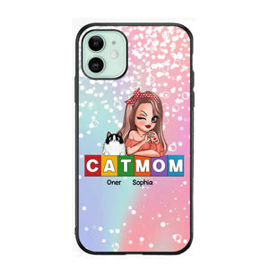 Personalized Cat Mom Phonecase 3D Printed PNHQ1512