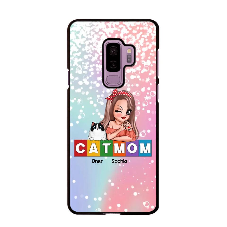 Personalized Cat Mom Phonecase 3D Printed PNHQ1512