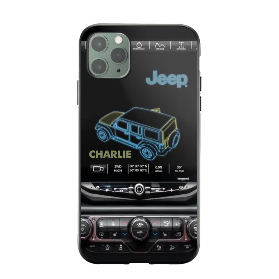 Personalized Jeep Phonecase 3D Printed 22DEC-HY15