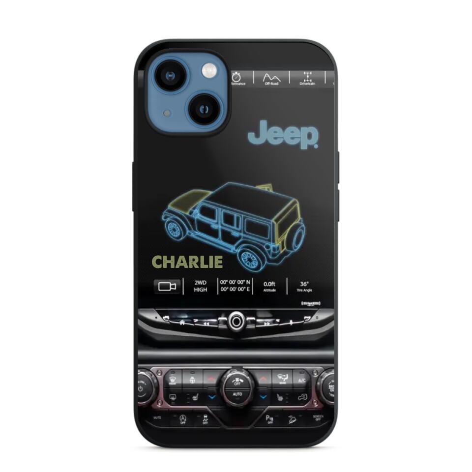 Personalized Jeep Phonecase 3D Printed 22DEC-HY15