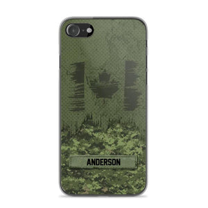 Personalized Canadian Soldier/Veteran Camo Phonecase 3D Printed 22DEC-DT15